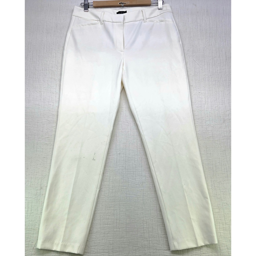 White House Black Market The Skinny Ankle Pants White Size 6 Slim Fit Trousers